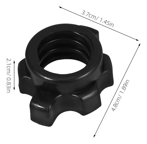 Tuercas De Fijación Duraderas Para Mancuernas, 4 Unidades, P