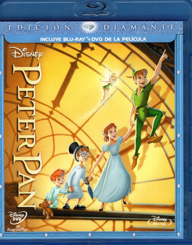 Peter Pan 1953 Edicion Diamante Pelicula Blu-ray + Dvd