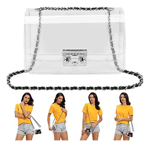 Clear Purse, Crossbody Shoulder Handbag Bag Stadium/con...