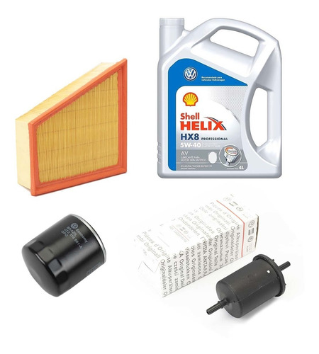 Kit Completo 3 Filtros Vw Saveiro + 4 Lt Aceite 5w40 Origina