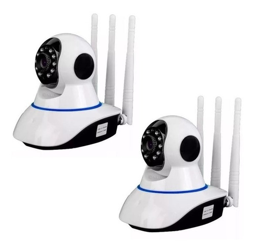 2 Camaras Seguridad Ip Wifi Hd 3 Antenas Envio Gratis Ptz