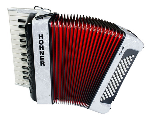 Acordeón Cromático Hohner Bravo 2 60 Bajos