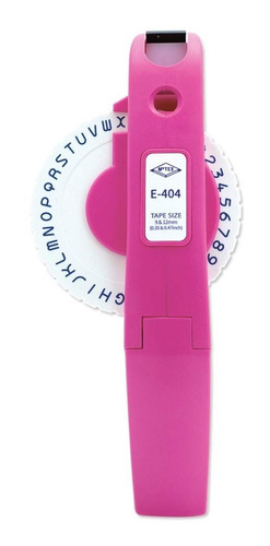 Imagen 1 de 3 de Rotuladora Etiquetadora Manual Motex Original E-404 Rosa