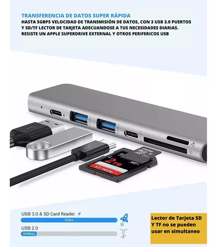 Adaptador USB-C a USB para MacBook de Apple