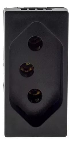 Kit Com 50 Módulo Tomada 2p+t 10a Ba 615038pt Pial Plus+