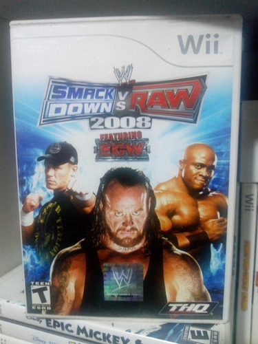 Juego Para Wii Smack Down Vs Raw 2008 Wii Wiiu  