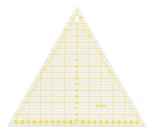 6 Triángulo Costura Patchwork Regla Sastre Acolchado