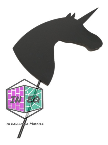 Tutor Unicornio Grande Para Decorar Mosaico Venecitas