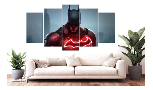 Cuadros Decorativos Modernos De Batman Rojo Y Negro | Cuotas sin interés
