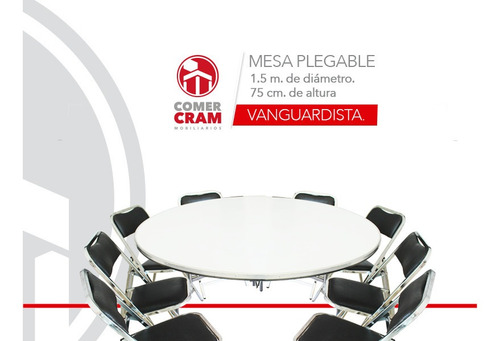 Imagen 6 de 10 de Sillas Plegables Mesas Tablones Acojinadas Plástico Fábrica