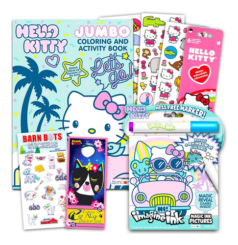 Hello Kitty - Juego De Libros Para Colorear Para Niños