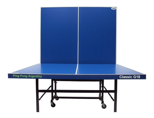 Mesa de ping pong PingPong Argentina Classic G18 fabricada en MDF color azul