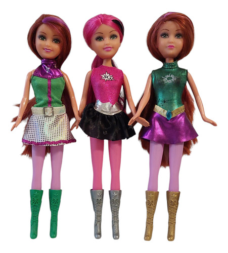 Lote De Muñecas Sparkle Girltz (Usado)