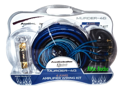 Kit De Instalación Audiobahn Murder Calibre #4 Murder-4g