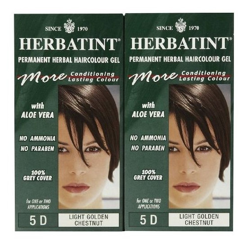 Herbatint Permanent Herbal Hair Color Gel, Light Golden Ches