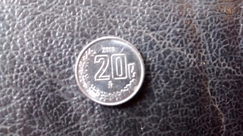 Moneda Mexico 20 Centavos 2010 (x816