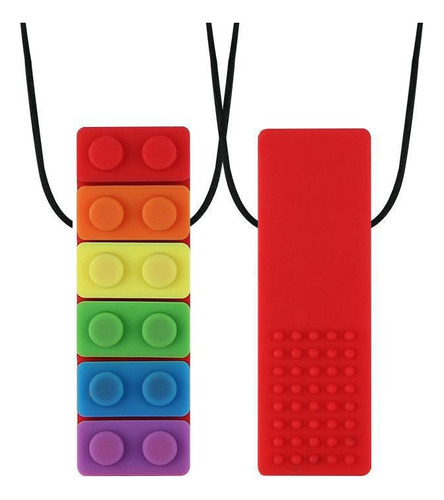 2 Uds Collar Masticable Sensorial De Silicona Para Autismo