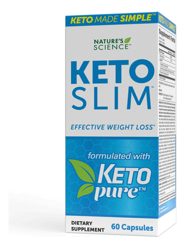 Nature's Science Keto Slim, 60 Unidades