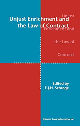 Unjust Enrichment And The Law Of Contract (libro En Inglés)