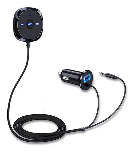 Adaptador de receptor Bluetooth USB, adaptador de audio inalámbrico de  0.138 in, kit de automóvil, receptor de música para el sistema de sonido