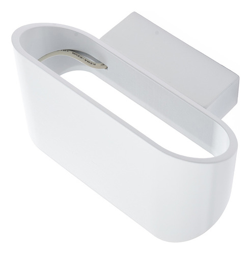 Lámpara Arbotante Box Blanco, 3w, Luz Cálida, Interior