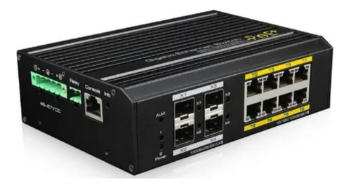 Cygnus S2008-150-v2 Switch Cctv Industrial De 8 Puertos Fan-