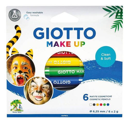 Lápices Pinta Cara Maquillaje Make Up 6 Unidades Giotto