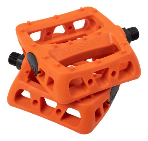 Pedales Bmx Odyssey Twisted Pc 9/16 Naranja