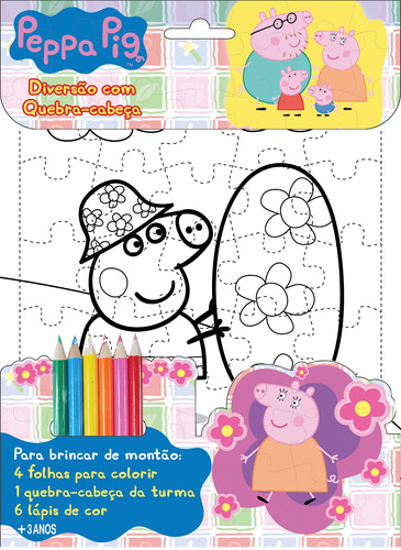 Peppa Pig - Diversão com quebra-cabeça, de On Line a. Editora IBC - Instituto Brasileiro de Cultura Ltda, capa mole em português, 2020