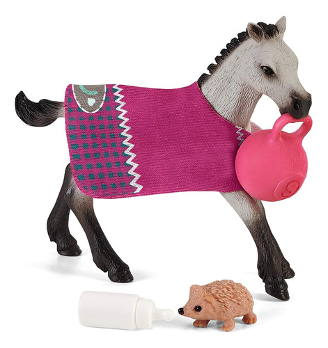 Figura Juguete Schleich Potro Caballo Erizo Muñeco Niños Ax®