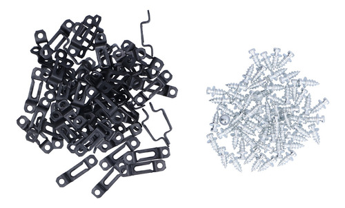 Juego De 60 Hebillas Deslizantes De Conector Oculto Para Mue