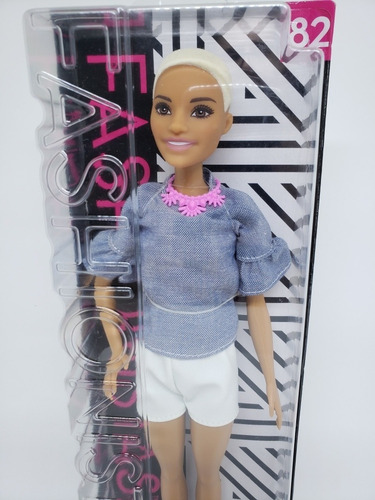 Boneca Barbie Negra Fashionistas 82 Chic In Chambray