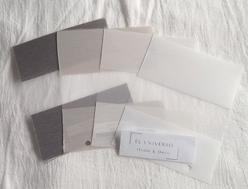 Cortina Roller Duo Eclipse Zebra Twinline A Medida Blanco