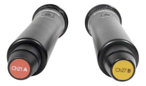Sistema Inalámbrico Portátil Vhf Doble Canal Con 2 Micrófono