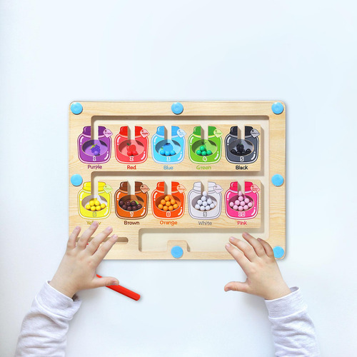 Juego De Conteo , Laberinto De Colores Y Números,