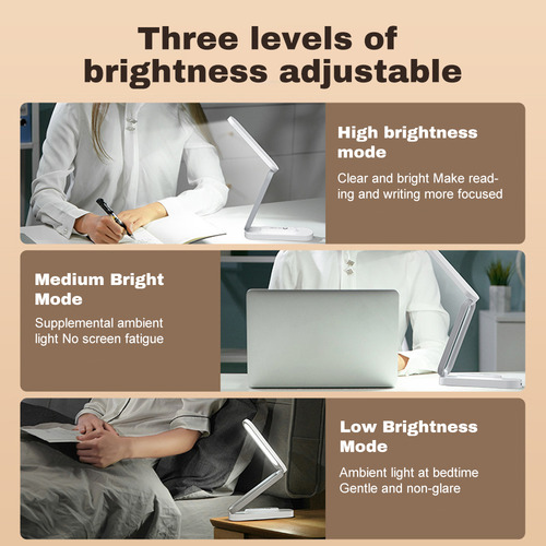 Lámpara De Escritorio Led: Regulable, Que Cuida La Zz