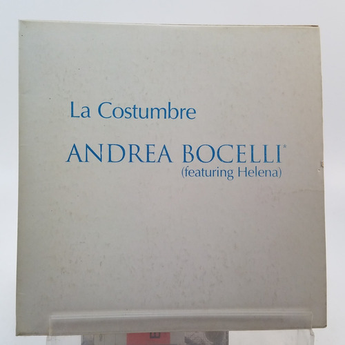 Andrea Bocelli - La Costumbre Feat. Helena - Cd Single - E 