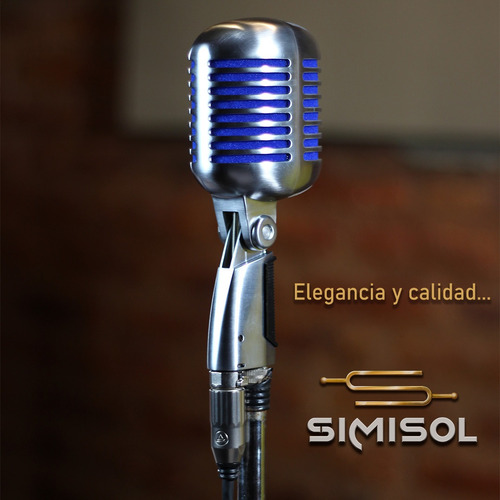 Microfono Shure Super 55 Dinamico Vocal Vintage Escenario