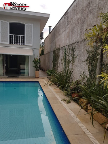 Imagem 3 de 30 de Sobrado Alto Padrão Em São Paulo Bairro Granja Julieta Com 4 Suites Sendo 1 Master Com Closet E Hidro , Piscina - Ca01211 - 34835286