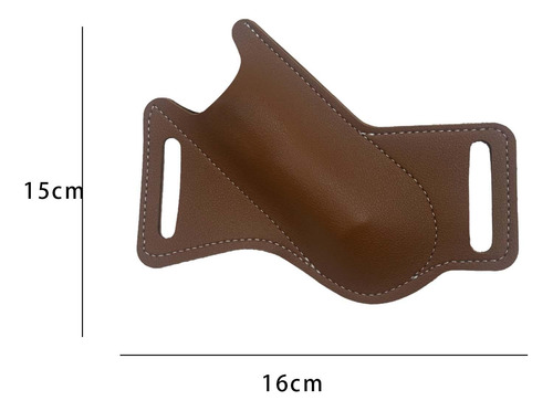 Bolsa De Cuero Pu Para Almacenamiento De Marrón B