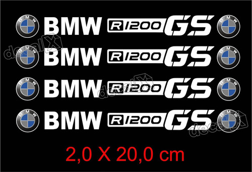 Adesivos Centro Roda Refletivo Moto Bmw R1200 Gs Rd9