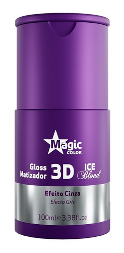 Imagem 2 de 5 de Magic Color Gloss Matizador 3d Ice Blond 100ml