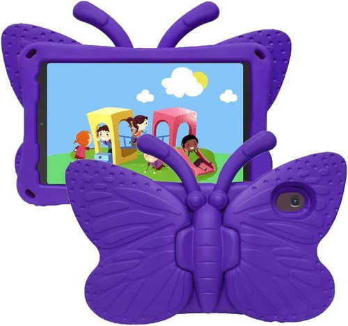Imagen 2 de 7 de Funda Goma Anticaidas Para Tablet Lenovo M8 8 (8705/8505)