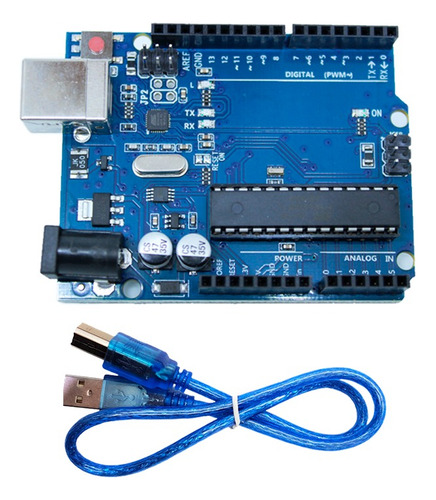 Tarjeta De Desarollo Uno R3 Compatible Con Arduino Atmega328