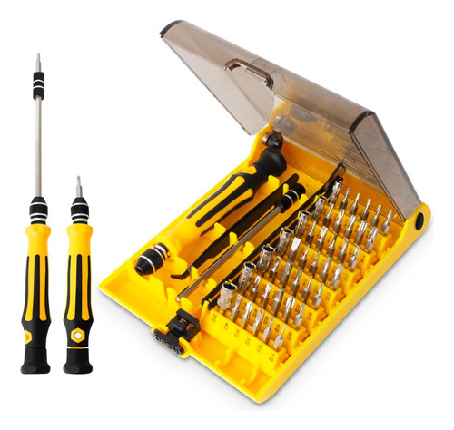 Kit De Destornilladores Mini 45 En 1 Vcoo Torx Para Reparaci