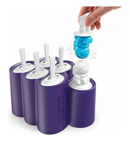 Moldes Zoku Space Pop, 6 Formas Diferentes De Cohetes Y Astr
