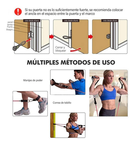 Imagen 6 de 7 de Juego De Cuerda Elástica De 11 Piezas