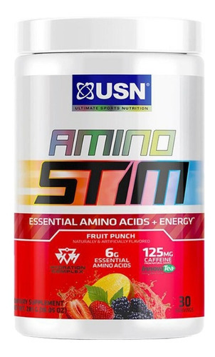 Amino Stim Bcaa 30 Servicios 285 Grs - Usn  