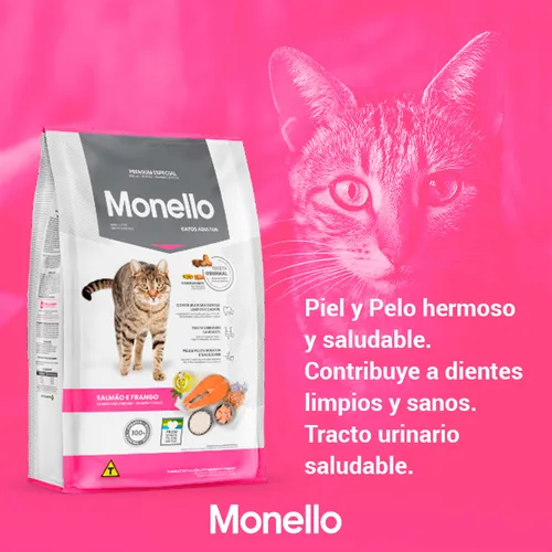 Monello Cat Salmón Pollo 1kg