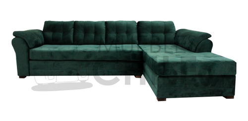 Sofa Living Modular Mustang Montreal Verde / Muebles Chile